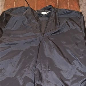 Black windbreaker